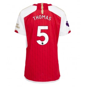 Damen Fußballbekleidung Arsenal Thomas Partey #5 Heimtrikot 2023-24 Kurzarm